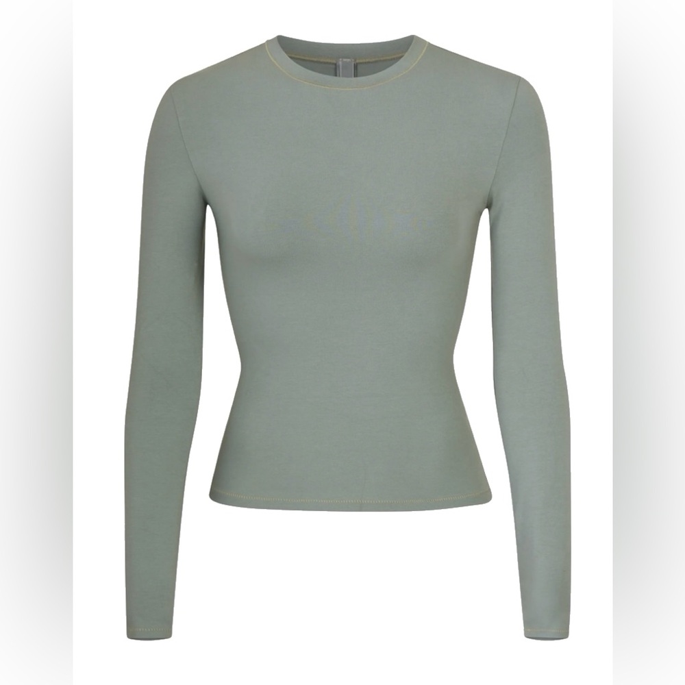 SKIMS Cotton Jersey Long-sleeve T-shirt